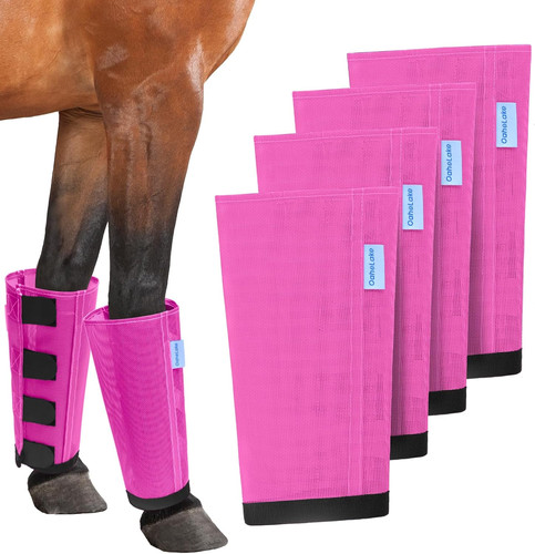 Mesh horse fly boots - mesh, 4