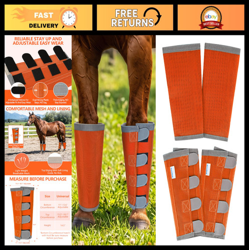 Set reflective fly boots - of,