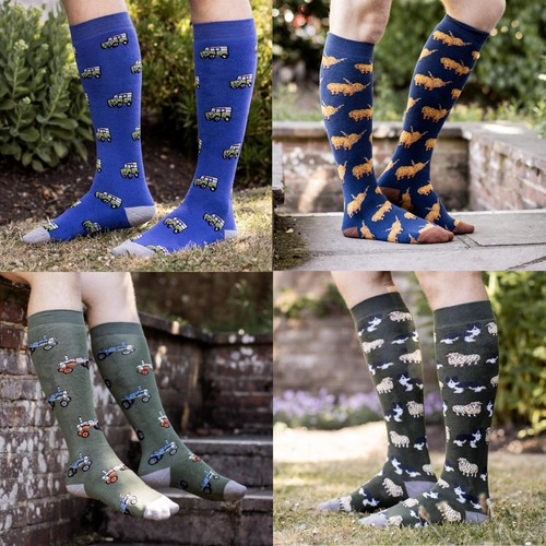 Mens funky welly socks size - funky,