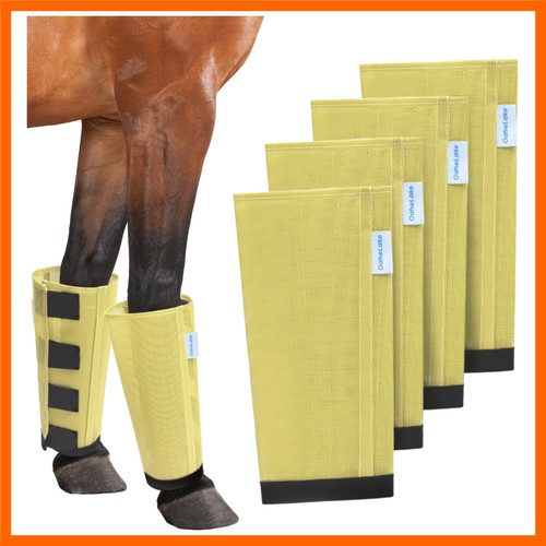 Mesh horse fly boots set - boots, of